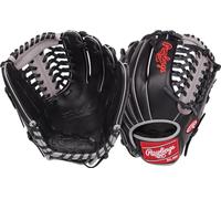 Rawlings Foundation Series Baseball Glove | Aaron Judge Collab | Multiple Styles Guante de béisbol, Hombres, Red Trap-Eze modificada | Negro/Gris, 12" | Infield/Pitcher
