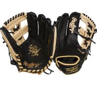 Rawlings Guante de béisbol Heart of The Hide Contour | Lanza a Mano Derecha | 11.75 Pulgadas - Red Dividida de un Solo Poste | Negro