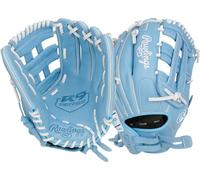 Rawlings Guantes de softbol de lanzamiento rápido de la serie R9, 12 pies, RHT, Pro H-Web, azul Columbia