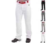 Rawlings Launch Series Baseball Pants | Full Length Semi-Relaxed Fit | Adult Sizes | Solid | Multiple Options Pantalón de Lanzamiento para Hombre, Blanco, XXL