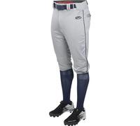Rawlings Launch Series Baseball Pants | Knicker Fit | Adult Sizes | Piped | Multiple Colors Pantalones, Hombre, Gris/Azul Marino, 27-32