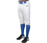 Rawlings Launch Series Baseball Pants | Knicker Fit | Adult Sizes | Piped | Multiple Colors Pantalones, Hombre, Blanco/Royal, L