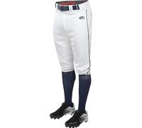 Rawlings Launch Series Baseball Pants | Knicker Fit | Adult Sizes | Piped | Multiple Colors Pantalones, Hombre, Blanco/Azul Marino, M