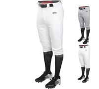 Rawlings Launch Series Baseball Pants | Knicker Fit | Adult Sizes | Solid | Multiple Colors Pantalones, Hombre, Blanco, S