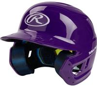 Rawlings | MACH - Casco de bateo | Brillo | Morado | Senior 6 7/8" - 7 5/8"