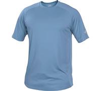 Rawlings Men's | Athletic Tech Short Sleeve Shirt | Adult Sizes | Multiple Colors Camiseta de Manga Corta para Hombre, Cuello Redondo, Claro, Talla XL, Columbia, Color Azul