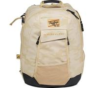 Rawlings Mochila Gold Collection | Uso Fuera del Campo para Entrenador/Jugador | Funda para Laptop | Camuflaje Arena