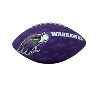Rawlings NCAA Gridiron - Balón de fútbol juvenil, talla única, colores del equipo (Wisconsin Whitewater Warhawks)