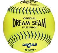 Rawlings Oficial USSSA Fastpitch Softball, 12 Unidades, C12BYLUC