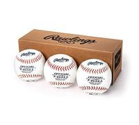 Rawlings - Pelota de T-ball juvenil o entrenamiento de béisbol, 3 unidades, TVBBOX3, blanco, tamaño oficial