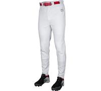 Rawlings Pro 150 Series Baseball Pant | Jogger Fit | Adult Sizes | Solid & Piped Options Pantalones, Blanco, M para Hombre