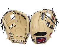 Rawlings Pro Preferred Guante de béisbol | 11.5 Pulgadas | Pro I Web | Lanzamiento a Mano Derecha | Camel/Azul Marino/Rojo