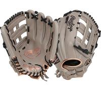 Rawlings R9 Fastpitch Softball Glove | Sizes 11.5"-13" | Multiple Styles Guante de sóftbol, Mujer, Contour Pro H-Web | Gris, 12" | Utility