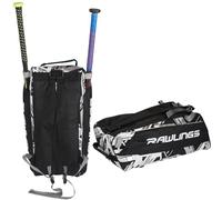 Rawlings Remix Bolsa de Equipo de Lona | T-Ball y béisbol Juvenil/sóftbol | Negro