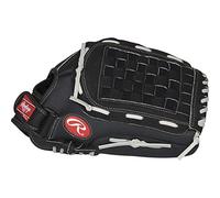Rawlings Rsb140gb-6/0 Bsk/NFC Guante de sóftbol, Unisex, Negro y Gris, 14 Pulgadas