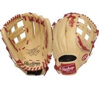 Rawlings Select Pro Lite Guantes, Niños, Bryce Harper-Camel/Rojo Escarlata, 12"