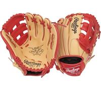Rawlings Select Pro Lite Series Corbin Carrol - Guante de béisbol Juvenil | 11 Pulgadas | Lanzamiento a Mano Derecha | Camello/Escarlata