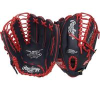 Rawlings Select Pro Lite Series Mike Trout - Guante de béisbol Juvenil | 12.2 Pulgadas | Lanzamiento a Mano Derecha | Azul Marino/Escarlata