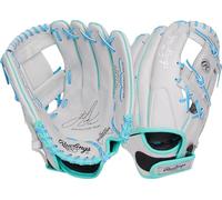 Rawlings | Sure Catch Series Guantes de béisbol para jóvenes | F. Lindor | 11,5' | RHT | Gris