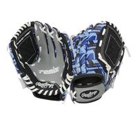 Rawlings T-Ball & Youth Baseball/Softball Glove | Sizes 9"-10.5" Remix-Guante de béisbol Juvenil, 9 Pulgadas, Red de Cesta, Lanzamiento de Mano Derecha, Azul, Unisex, 9" | Ages 3-6