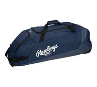 Rawlings | Workhorse Bolsa de Equipo con Ruedas | Béisbol y sóftbol | Azul Marino