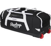 Rawlings YADI2 Equipment - Bolsa con Ruedas, Color Negro, Black, Bolsa de béisbol con Ruedas