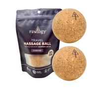 RAWLOGY Ultra-Firm - Juego de bolas de masaje de corcho, Classic (2.5"), 1