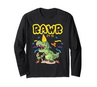 Rawr I'm 13 Dinosaur T Rex Dino Lover Manga Larga