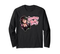 Rawring 20s Scene Girl Emo Pink RAWR Y2K Texto Burbuja Manga Larga