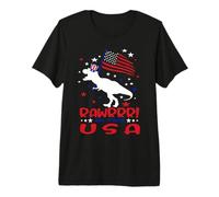 Rawrrr! In The USA T Rex Dinosaur 4th July America Patriotic Camiseta Premium