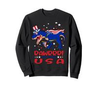 Rawrrr ! In The USA Trex Dinosaur 4th of July American Flag Sudadera
