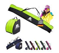 Rawstyle - Bolsa de esquí Impermeable para Botas de esquí, 160 cm, 180 cm, 190 cm, Apto para Deportes de Invierno