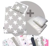 Rawstyle - Juego de funda de edredón y funda de almohada para cochecito de bebé, diseño 4