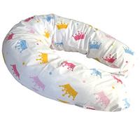 rawstyle XXL funda para cojín de lactancia Baby almacenar Cojín largo cervicales 170 cm Kronen Bunt Talla:1;2;3;4;5;6;7;8;9