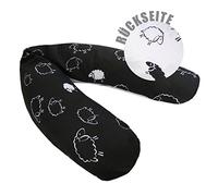 rawstyle XXL funda para cojín de lactancia Baby almacenar Cojín largo cervicales 170 cm Schafe Schwarz Talla:1;2;3;4;5;6;7;8;9