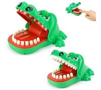Raxfekro Cocodrilo Sacamuelas Original para Niños, Cocodrilo Juguete de Dientes, Divertido Juego de Morder con los Dedos la Boca de Cocodrilo, Juegos para Fiestas, para Niños y Niñas