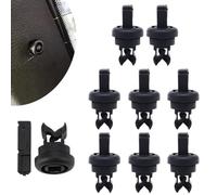 RAXLUPO 8 Pcs Clips para estantes maletero coche 79916JD00A 7705099001 8200675047 clips de sujeción colgador de cuerdas para estante trasero coche sujetadores retención moldura a presión plástico