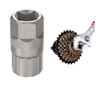 RAXLUPO Herramienta de Reparación de Extracción de Casete de Bicicleta Herramienta de Desmontaje de Rueda Libre Compatible con Shimano, Sram, Sunrace,6,7,8,9,10,11 Velocidades