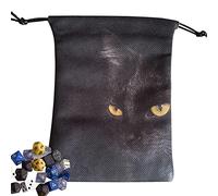 Raxove 4 bolsas de runas del tarot de terciopelo - Bolsa con cordón para joyas - Bolsa de tarot, bolsa para dados, bolsa para tarjetas, funda para joyas con estampado de animales, 5,12 x 7,09 cm
