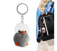 Raxove decorativo del pato, llavero del pato esponjoso | Llaveros Decorativos Elegantes Hombre - Accesorio de mochila peluda, llavero divertido, accesorios de pato, peculiar único para hombres y