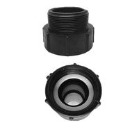 Raxove Junta para tapón de grifo de manguera de agua, adaptador para válvula de tanque IBC, adaptador de cesta IBC, adaptador de rosca fina a gruesa IBC, adaptador de válvula de cesta IBC, rosca