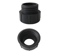 Raxove Junta para tapón de grifo de manguera de agua, adaptador para válvula de tanque IBC, adaptador de cesta IBC, adaptador de rosca fina a gruesa IBC, adaptador de válvula de cesta IBC, rosca
