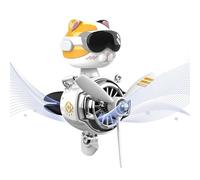 Raxove Pilot - Ambientador para coche, bonito ambientador de ventilación de coche, hélice giratoria automática, divertido y creativo difusor de aire para aire acondicionado de coche