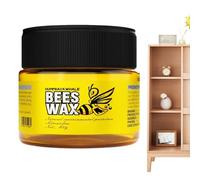 Raxove Pulidor de muebles de cera de abejas, cuidado de muebles de madera, acabado de madera, resistente al desgaste, cera iluminadora para el suelo de muebles de madera del hogar