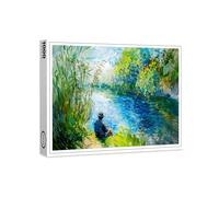 raxxa Rompecabezas Premium | Fisherman Sitting by The Havel Riverbank on a warm Summer Day | 1000 piezas