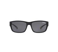 Arnette Unisex Sunglass AN4256 Bushwick - Color del Marco: Negro Mate, Color de la Lente: Polarizadas gris oscuro