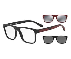 Ray-Ban 0EA4115 Gafas de sol, Rectangulares, 54, Matte Black