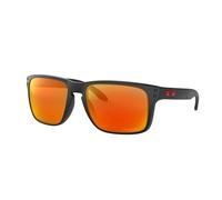 Oakley Hombre Oakley OO9417 HOLBROOK XL 941704 Gafas de sol O_MATTER Negro Rojo Cuadrada Normal Prizm