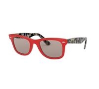 Ray-Ban 0RB2140 Gafas de sol, Rectangulares, Polarizadas, 50, Red