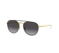 Ray-Ban 0RB3589, Gafas de Sol para Mujer, Negro (Gold Top on Black), 55